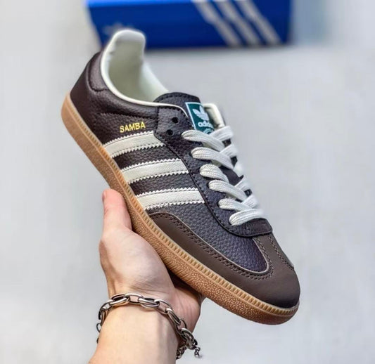 Adidas originals SAMBA 深棕色 （JR0891）