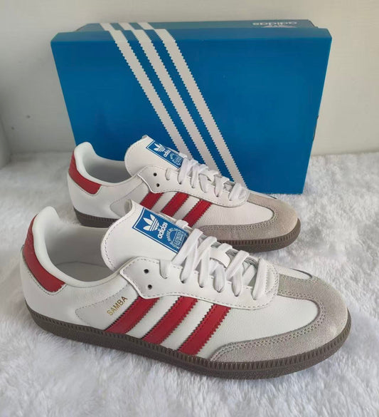 Adidas originals SAMBA 白紅 （IG1025）