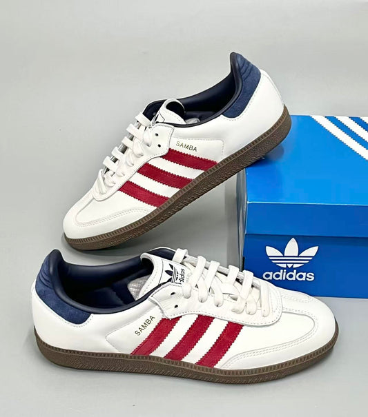 Adidas originals SAMBA 白紅 （IH4881）