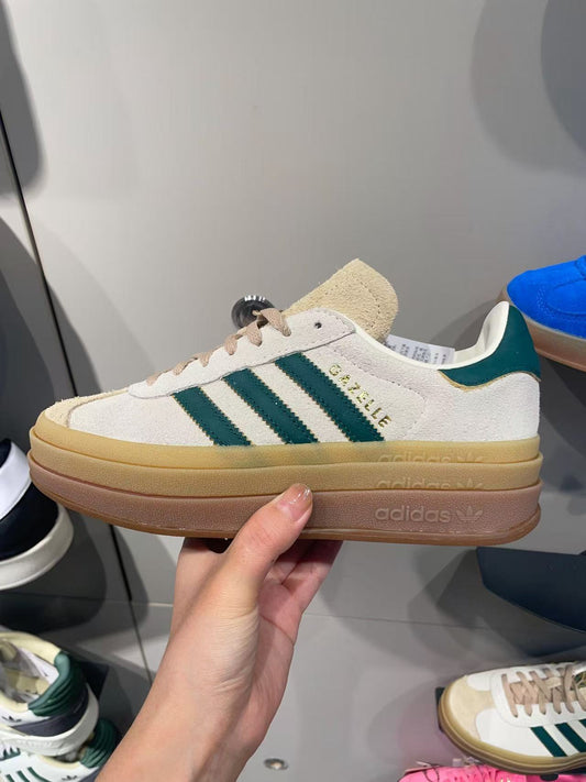 Adidas Originals GAZELLE 白綠 （ID7056）