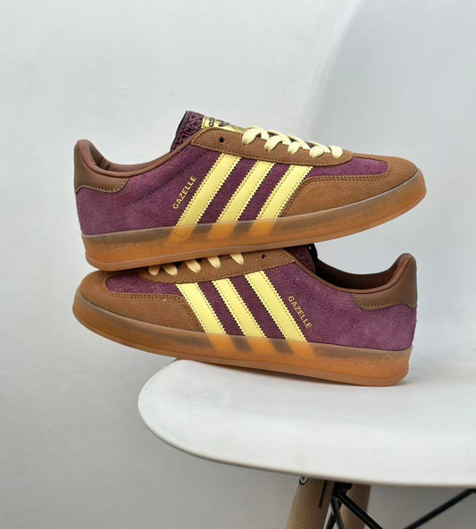 Adidas Originals GAZELLE 棕黃色 （JI0324）