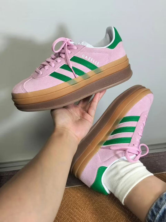 Adidas Originals GAZELLE 粉色 （IE0420）