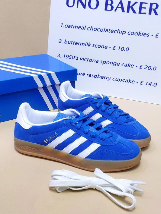Adidas Originals GAZELLE 藍白色 （JI2061）