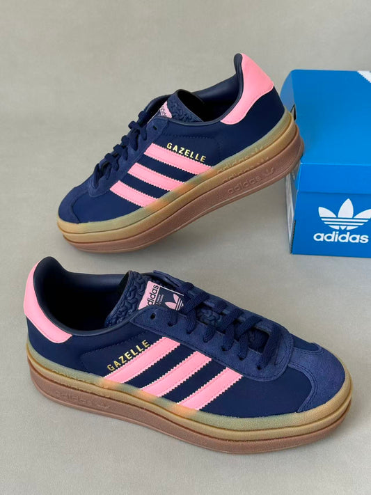 Adidas Originals GAZELLE 深藍粉 （IG4390）