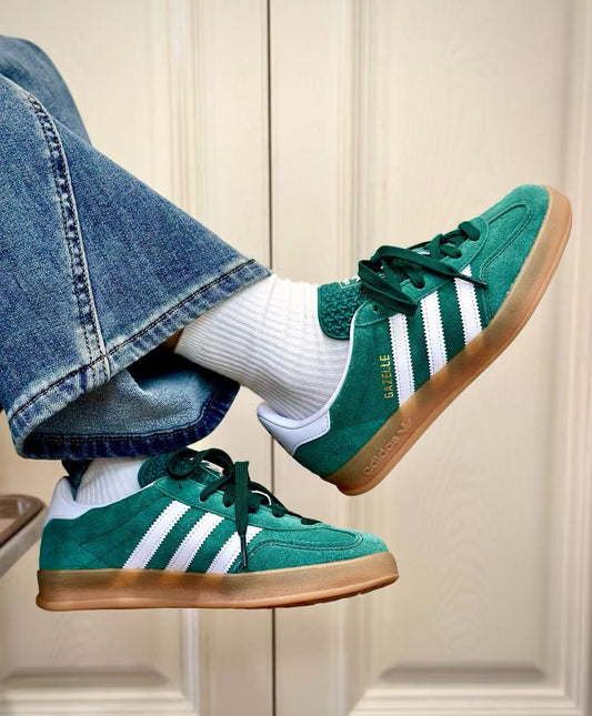 Adidas Originals GAZELLE 綠白 （IG1596）