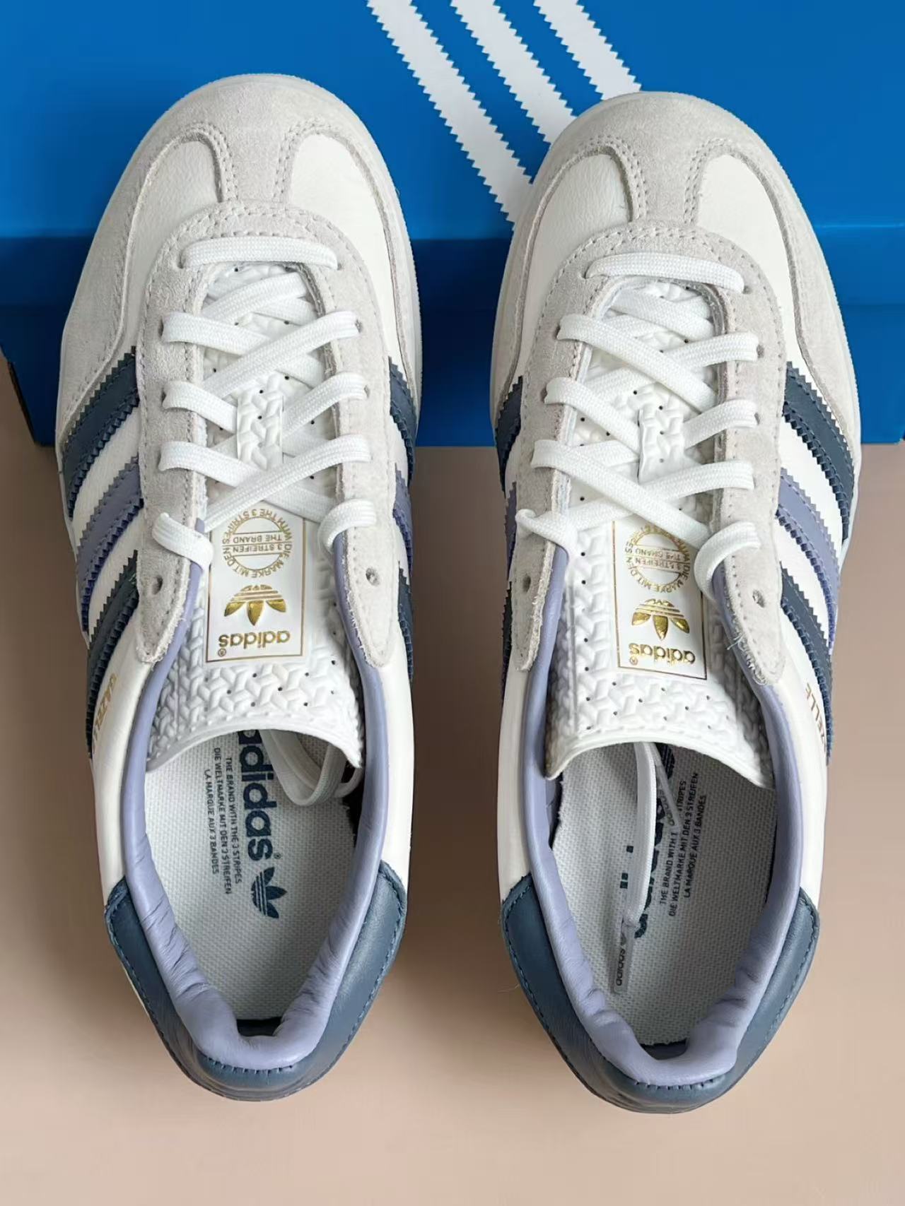 Adidas Originals GAZELLE 白藍 （IG1643）