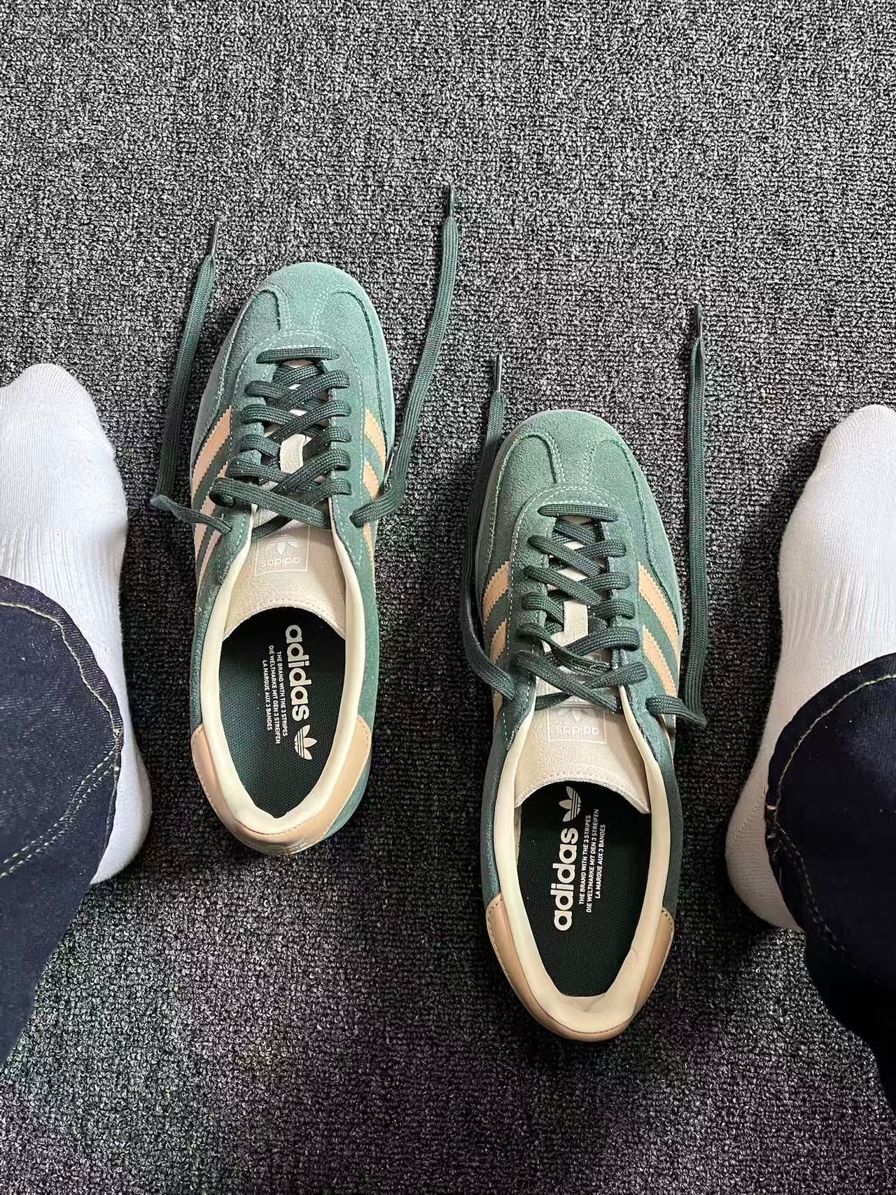 Adidas Originals GAZELLE 棕綠 （JH5402）