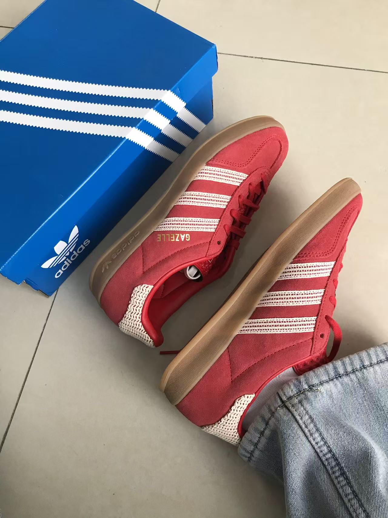 Adidas Originals GAZELLE 紅色 （JI2756）