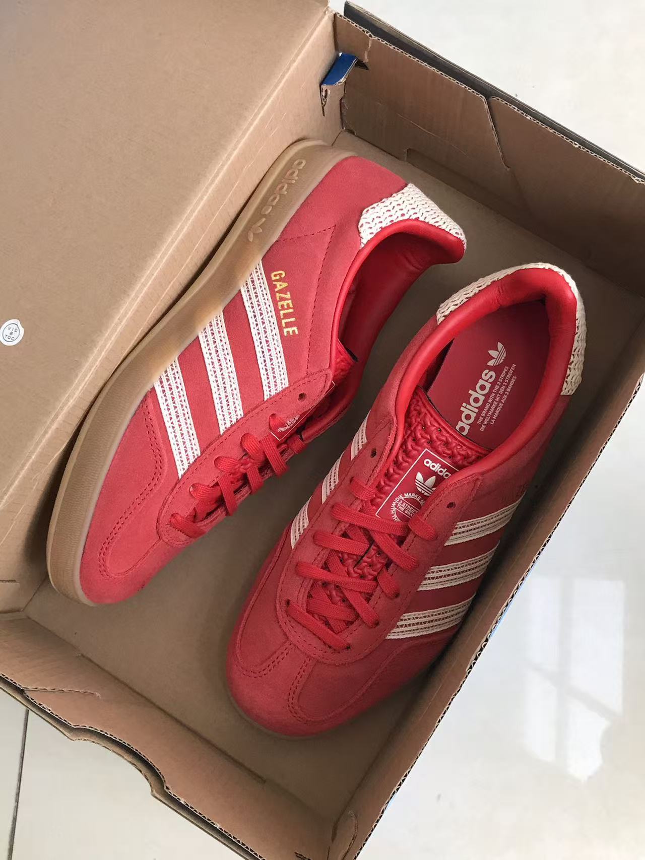 Adidas Originals GAZELLE 紅色 （JI2756）