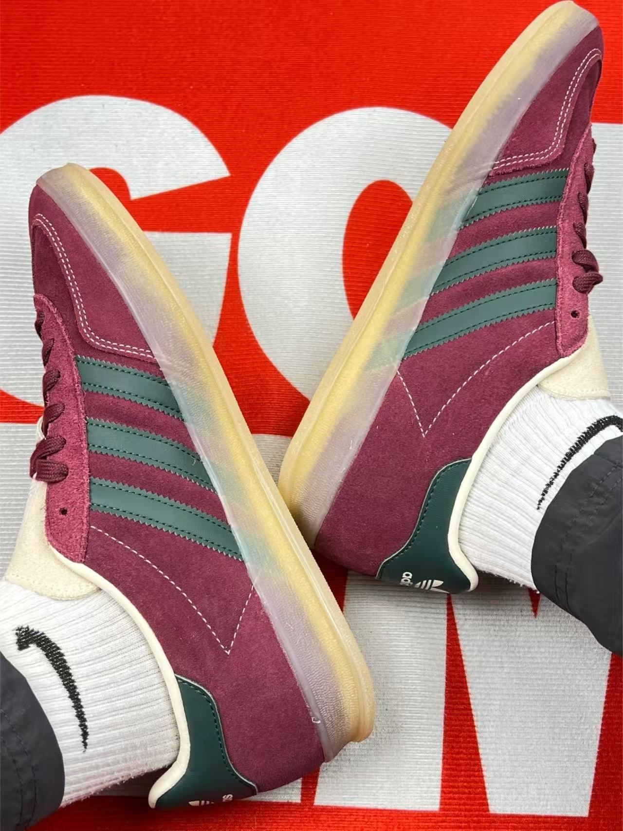 Adidas Originals GAZELLE 紅綠 （JH5403）