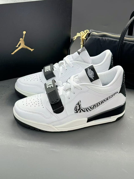 Jordan Legacy 312 "Cement Swoosh" 白黑（CD7069-110）