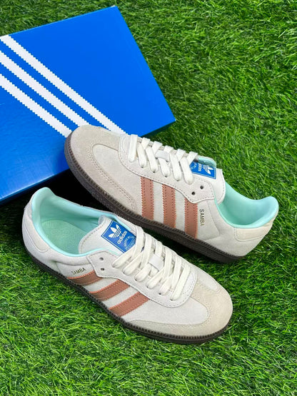 Adidas originals SAMBA 灰褐色 （ID2047）