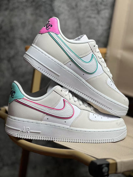 Nike Air Force 1 白棕粉 （HM3694-011）