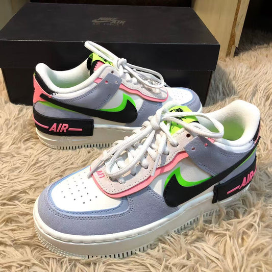 Nike Air Force 1 藍粉綠 （CU8591-101）