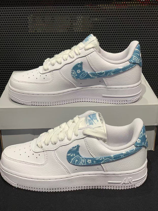 Nike Air Force 1 腰果花 白藍 （DH4406-100）