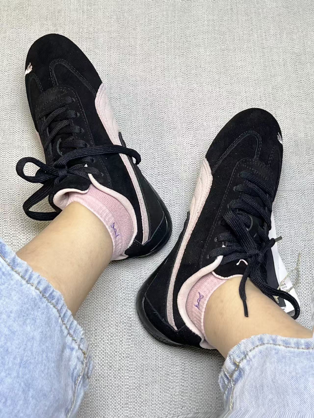 PUMA Speedcat  粉黑 （398846-09）